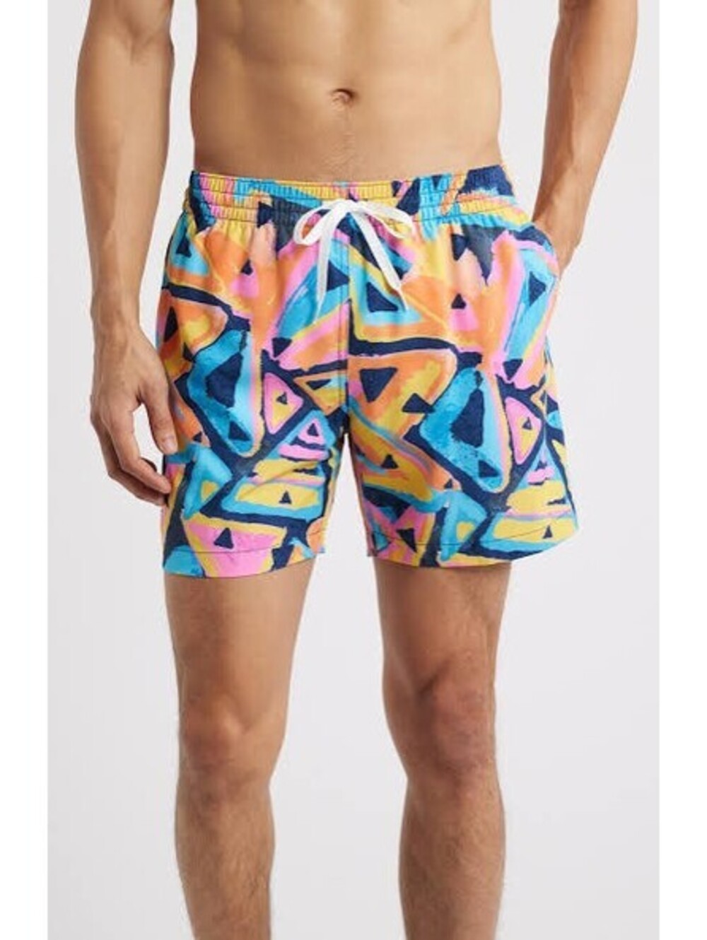 NWT New Chubbies Exploding Nacho Classic Lined 5.5-Inch Swim Trunks - 2XL